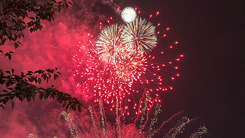 尾張西枇杷島まつりの花火